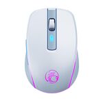 Mouse da gioco wireless silenzioso a 6 tasti Bluetooth Dual Mode iMICE G903 (argento)
