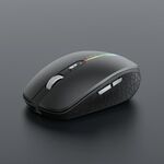 Mouse da gioco wireless silenzioso a 6 tasti a doppia modalità iMICE G904 (nero)