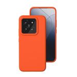 Per Xiaomi 14 Custodia per telefono in silicone liquido tutto compreso (arancione)