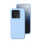 Per Xiaomi 14 Custodia per telefono in silicone liquido tutto compreso (blu nebbia)