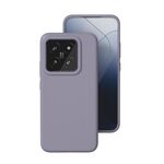 Per Xiaomi 14 Custodia per telefono in silicone liquido tutto compreso (grigio lavanda)