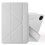 Per Huawei MatePad Pro 11 2024 / 2022 Custodia per tablet in pelle con fibbia fissa e deformazione magnetica (grigio)