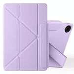 Per Huawei MatePad Pro 11 2024 / 2022 Custodia per tablet in pelle con fibbia fissa e deformazione magnetica (viola)