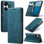 Per Redmi 13 CaseMe 013 Custodia per telefono in pelle con flip orizzontale multifunzionale (blu)