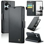 Per Redmi 13 CaseMe 023 Butterfly Buckle Litchi Texture RFID Anti-furto Custodia in pelle per telefono (nero)