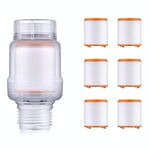 Lavatrice domestica Scaldabagno elettrico Filtro per la purificazione dell'acqua con 6 cartucce, stile: filtro per rubinetto
