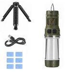 Lampada da campeggio magnetica per tende da esterno repellente per zanzare a LED 3 in 1 (W8122 verde)