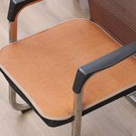 Cuscino per sedia da ufficio estivo, doppio strato di raffreddamento, cuscino per divano, dimensioni: 30x30 cm (rattan indonesiano)