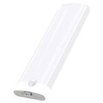 Lampada di emergenza con sensore umano a LED da 10 cm, dimmerabile a tre colori, USB