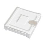 Organizzatore magnetico per filtro da caffè, portafiltro per macchina da caffè per frigorifero (bianco)