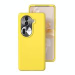 For OPPO Reno11 / Reno11 Pro Global All-inclusive Liquid Silicone Phone Case(Lemon Yellow)
