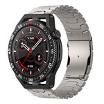 Per Huawei Watch GT 3 SE 22mm Double Lock Buckle Turtle Titanium Steel Watch Band (Titanio)