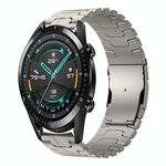 Per Huawei Watch GT 2 46mm / GT 2 Pro 22mm Double Lock Buckle Turtle Titanium Steel Watch Band (Titanio)
