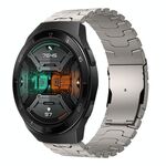 Per Huawei Watch GT / GT 2e 22mm Double Lock Buckle Turtle Titanium Steel Watch Band (Titanio)