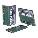 Per Samsung Galaxy Z Fold6 Custodia per telefono con cinturino da polso retrattile e supporto invisibile (verde)