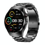 TK25 1.39 pollici IP67 impermeabile Sport Salute Monitoraggio Smart Bluetooth Chiamata Orologio (acciaio nero)