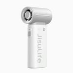 JisuLife Mini ventilatore portatile ad alta velocità, piccolo, ricaricabile tramite USB, ventilatore elettrico da tavolo, capacità della batteria: 3600 mAh (grigio)