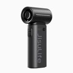 JisuLife Mini Ventilatore Portatile ad Alta Velocità, Ventilatore Elettrico da Tavolo Ricaricabile USB, Capacità della Batteria: 3600 mAh (Nero)