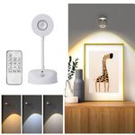 Faretto LED ricaricabile con sensore di movimento wireless con telecomando 1200mAH bianco
