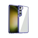 Per Samsung Galaxy S23+ 5G Ice Transparent Series Custodia per telefono ibrida in TPU + PC + acrilico (viola)