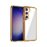 Per Samsung Galaxy S23 5G Ice Transparent Series TPU + PC + Custodia per telefono ibrida in acrilico (arancione)