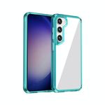 Per Samsung Galaxy S23 5G Ice Transparent Series TPU + PC + Custodia per telefono ibrida in acrilico (blu)