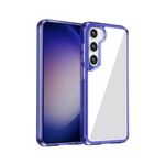 Per Samsung Galaxy S23 5G Ice Transparent Series TPU + PC + Custodia per telefono ibrida in acrilico (viola)