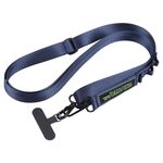 B1 Nylon Webbing Anti-smarrimento Cellulare Lungo Lanyard (Blu)