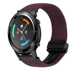 Per cinturino intrecciato con fibbia magnetica Ticwatch GTX 22 mm (marrone scuro)