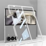 Per Samsung Galaxy Z Fold6 GKK Big Hole Galvanotecnica Phantom Copertura Completa Custodia per Telefono (Trasparente)