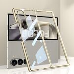 Per Samsung Galaxy Z Fold6 GKK Big Hole Galvanotecnica Phantom Copertura Completa Custodia per Telefono (Oro)