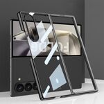 Per Samsung Galaxy Z Fold6 GKK Big Hole Galvanotecnica Phantom Copertura Completa Custodia per Telefono (Nero)