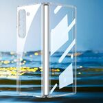Per Samsung Galaxy Z Fold6 GKK Custodia per telefono Phantom con copertura completa galvanica integrata (trasparente)