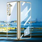 Per Samsung Galaxy Z Fold6 GKK Integrated Galvanotecnica Phantom Copertura Completa Custodia per Telefono (Oro)