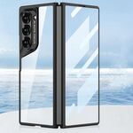 Per Samsung Galaxy Z Fold6 GKK Custodia per telefono con copertura completa con telescopio galvanico integrato (nero)