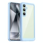 Per Samsung Galaxy S24 FE 5G Custodia per telefono in TPU ibrida acrilica serie colorata (blu)
