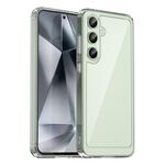 Per Samsung Galaxy S24 FE 5G Custodia per telefono in TPU acrilico ibrido serie colorata (trasparente)