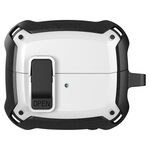 Per Samsung Galaxy Buds 3 / 3 Pro Bumblebee Custodia protettiva per auricolari con interruttore e gancio (nero bianco)