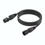 Cavo audio JC1015 XLR 3 pin maschio-femmina, lunghezza: 1,8 m (nero)