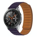Cinturino per orologio magnetico in silicone a contrasto da 22 mm (ciliegia cremisi)