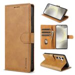 For Samsung Galaxy S23+ 5G N.BEKUS CSJ-P1 Solid Color Leather Phone Case(Brown)