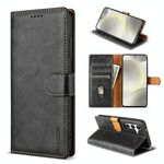 For Samsung Galaxy S23 FE 5G N.BEKUS CSJ-P1 Solid Color Leather Phone Case(Black)