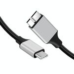 Cavo adattatore per disco rigido mobile USB-C/Type-C 3.0 a Micro B, lunghezza: 0,3 m