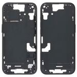 Per iPhone 15 Cornice centrale Piastra con tasti laterali + Vassoio per carte, Versione: Versione Cina (Nero)