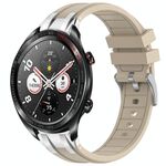 Per Honor Magic Watch 22mm Quick Release Silver Buckle Royal Silicone Watch Band (Starlight)