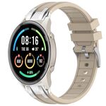 Per Xiaomi Watch Sport 22mm Quick Release Silver Buckle Royal Silicone Watch Band (Starlight)