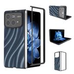 Per Xiaomi Mix Fold 4 Custodia protettiva per telefono con motivo galattico (blu)