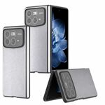 Per Xiaomi Mix Fold 4 Glitter Copertura Completa PU + Custodia per Telefono PC (Argento)