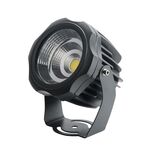Faretto LED COB impermeabile per esterni, faretto per cartelloni pubblicitari, lampada da giardino, colore: 10 W, 2 colori seleziona 1