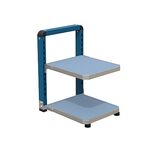 Portapentole da cucina regolabile, organizer pieghevole multifunzionale per la casa, stile: 2 strati
